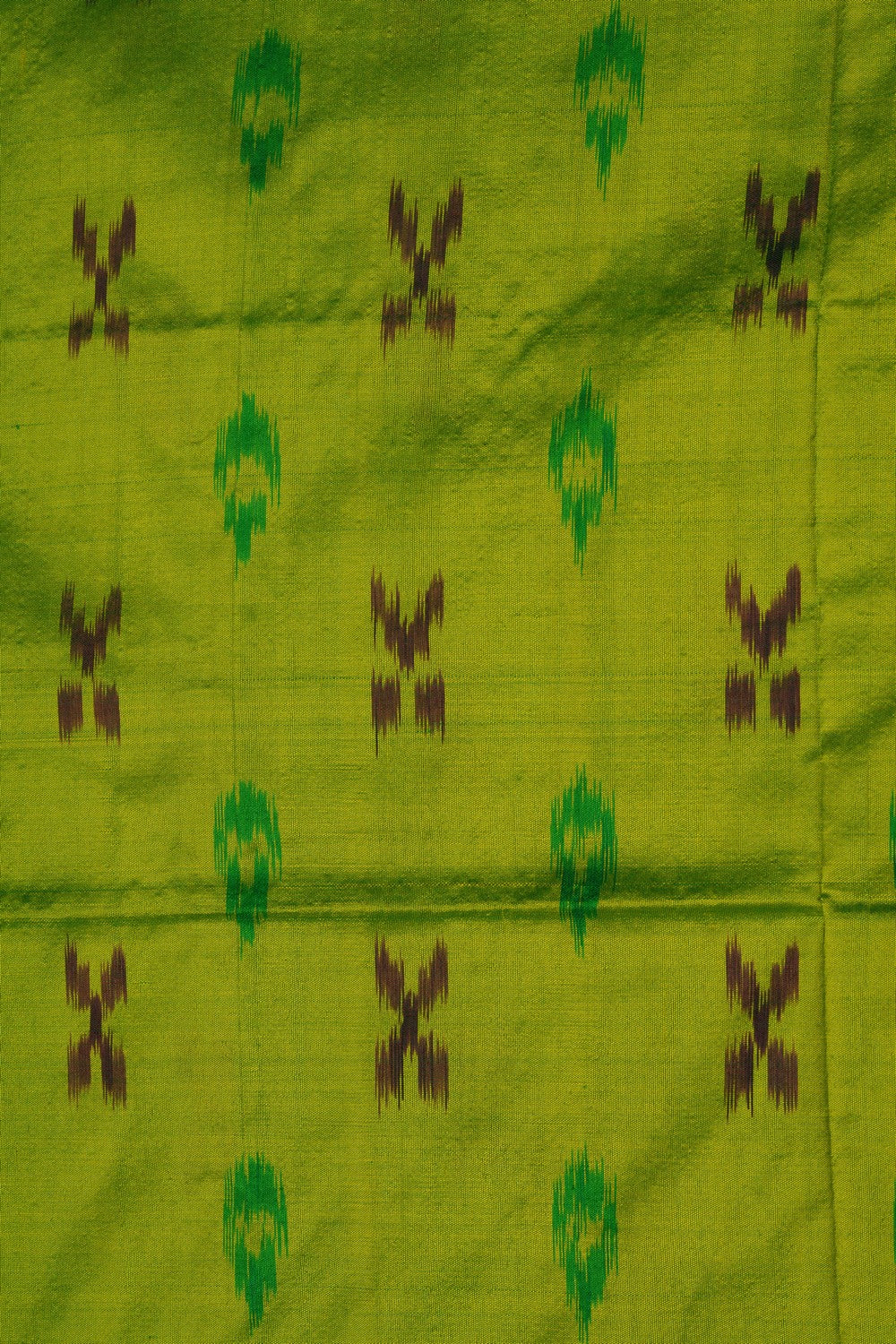 Image of Pochampally-Silk Green Saree